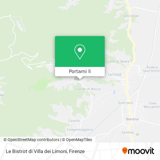 Mappa Le Bistrot di Villa dei Limoni