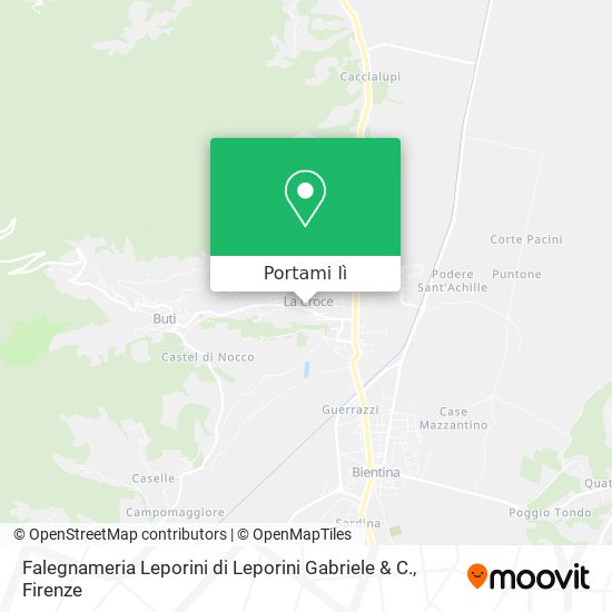 Mappa Falegnameria Leporini di Leporini Gabriele & C.