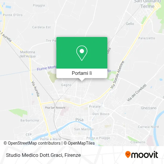 Mappa Studio Medico Dott.Graci