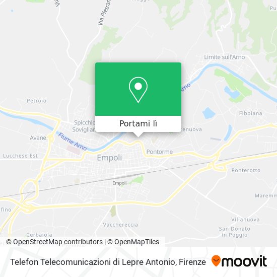 Mappa Telefon Telecomunicazioni di Lepre Antonio