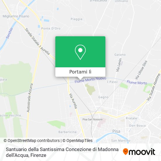 Mappa Santuario della Santissima Concezione di Madonna dell'Acqua
