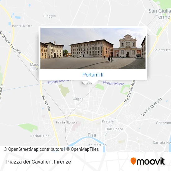 Mappa Piazza dei Cavalieri