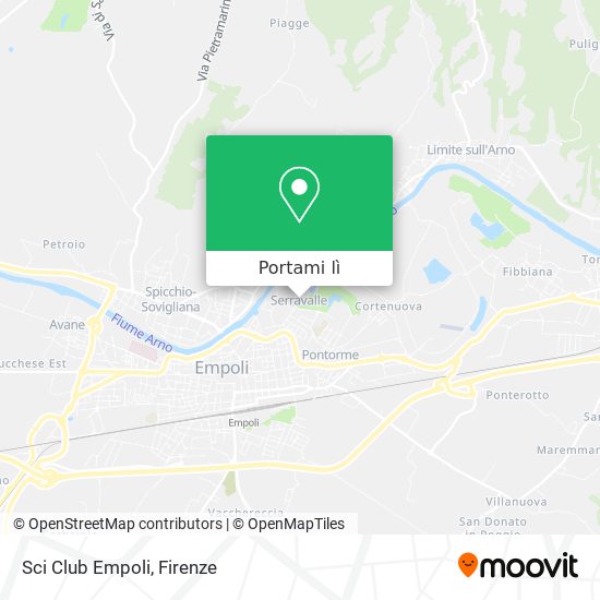 Mappa Sci Club Empoli