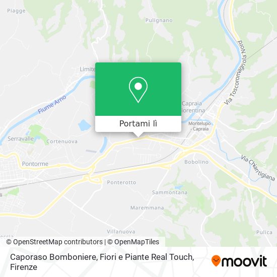 Mappa Caporaso Bomboniere, Fiori e Piante Real Touch