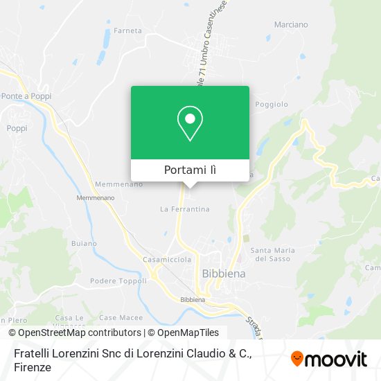 Mappa Fratelli Lorenzini Snc di Lorenzini Claudio & C.