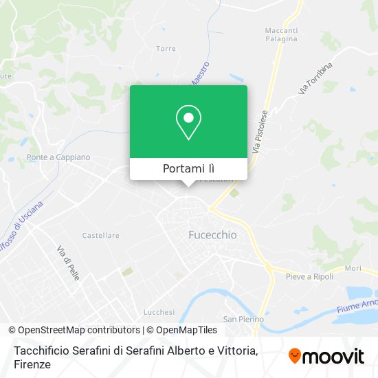 Mappa Tacchificio Serafini di Serafini Alberto e Vittoria