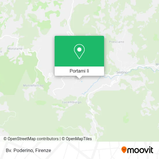 Mappa Bv. Poderino