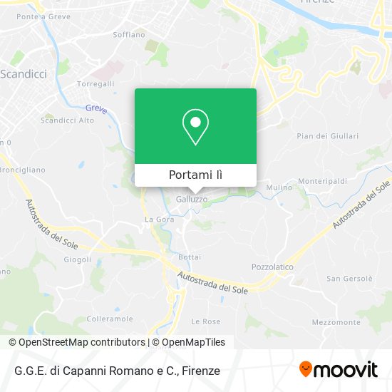 Mappa G.G.E. di Capanni Romano e C.