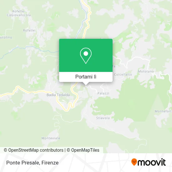 Mappa Ponte Presale