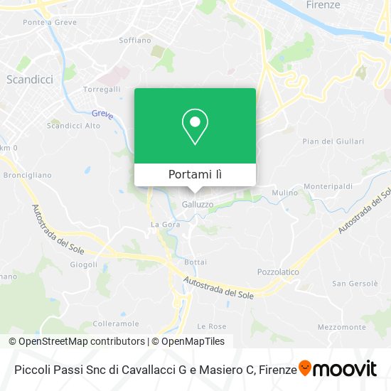 Mappa Piccoli Passi Snc di Cavallacci G e Masiero C