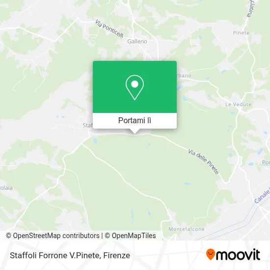 Mappa Staffoli Forrone V.Pinete