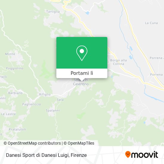 Mappa Danesi Sport di Danesi Luigi