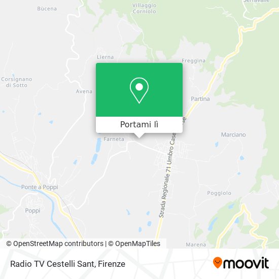 Mappa Radio TV Cestelli Sant