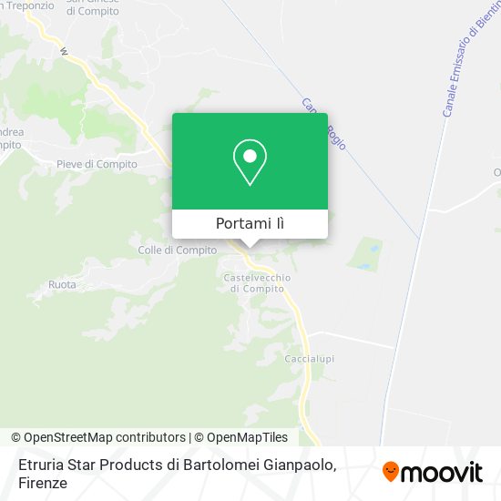 Mappa Etruria Star Products di Bartolomei Gianpaolo
