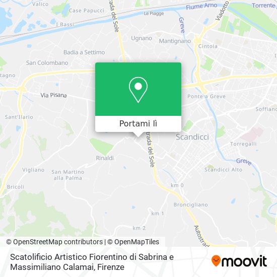 Mappa Scatolificio Artistico Fiorentino di Sabrina e Massimiliano Calamai