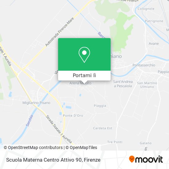 Mappa Scuola Materna Centro Attivo 90