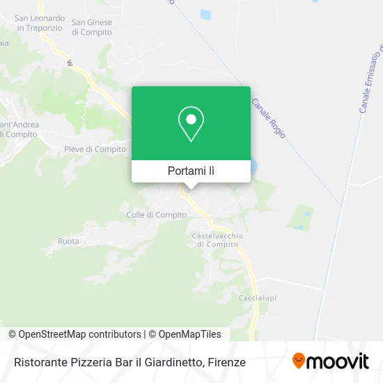 Mappa Ristorante Pizzeria Bar il Giardinetto