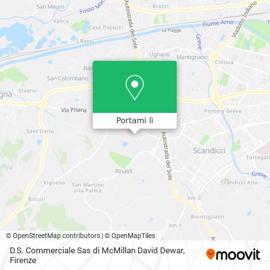Mappa D.S. Commerciale Sas di McMillan David Dewar