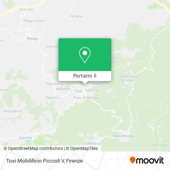 Mappa Tosi Mobilificio Piccioli V
