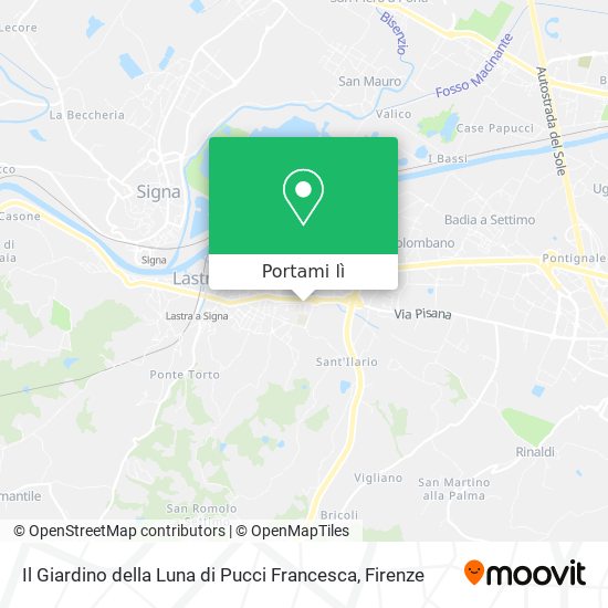 Mappa Il Giardino della Luna di Pucci Francesca