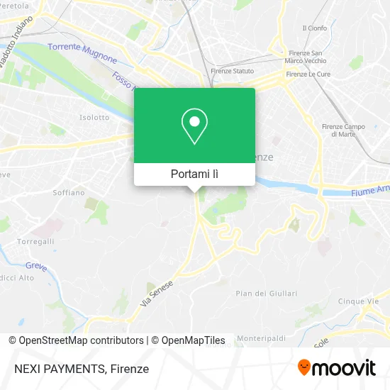 Mappa NEXI PAYMENTS