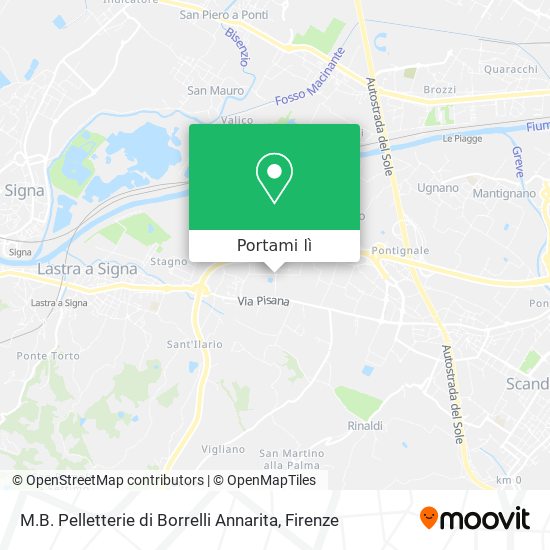 Mappa M.B. Pelletterie di Borrelli Annarita