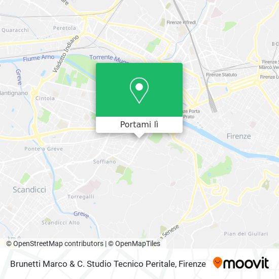 Mappa Brunetti Marco & C. Studio Tecnico Peritale
