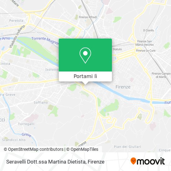 Mappa Seravelli Dott.ssa Martina Dietista