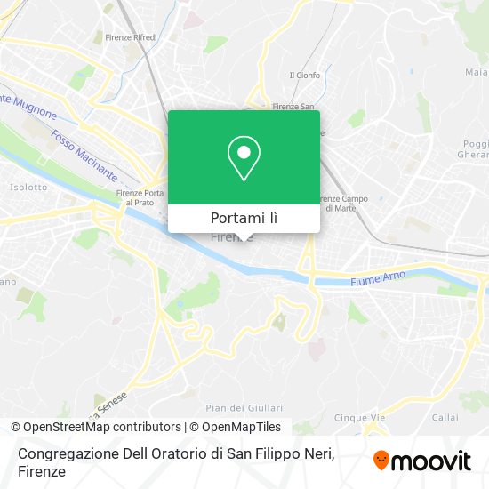 Mappa Congregazione Dell Oratorio di San Filippo Neri