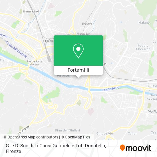 Mappa G. e D. Snc di Li Causi Gabriele e Toti Donatella