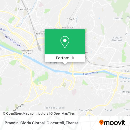Mappa Brandini Gloria Giornali Giocattoli
