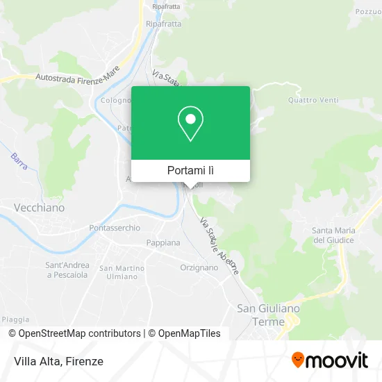 Mappa Villa Alta