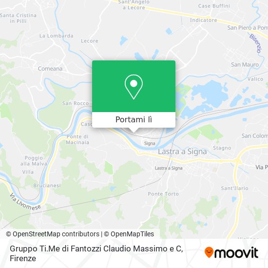 Mappa Gruppo Ti.Me di Fantozzi Claudio Massimo e C