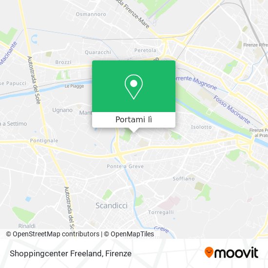 Mappa Shoppingcenter Freeland