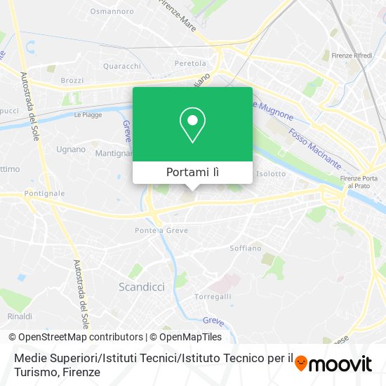 Mappa Medie Superiori / Istituti Tecnici / Istituto Tecnico per il Turismo