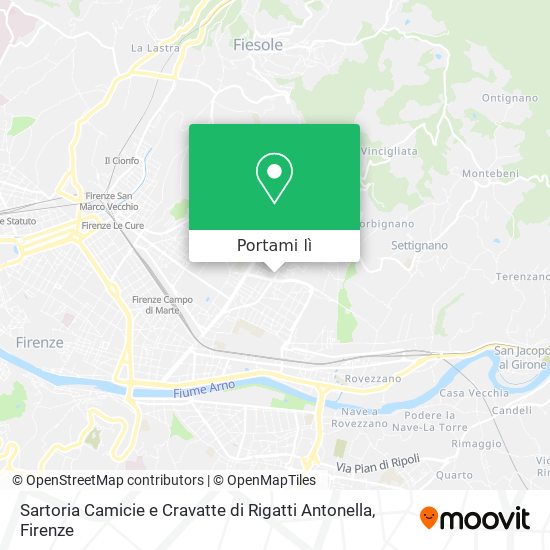 Mappa Sartoria Camicie e Cravatte di Rigatti Antonella