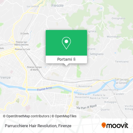 Mappa Parrucchiere Hair Revolution