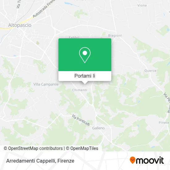 Mappa Arredamenti Cappelli