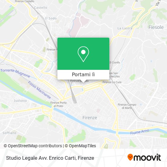 Mappa Studio Legale Avv. Enrico Carti