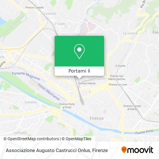 Mappa Associazione Augusto Castrucci Onlus