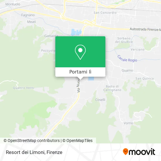 Mappa Resort dei Limoni