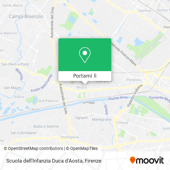 Mappa Scuola dell'Infanzia Duca d'Aosta