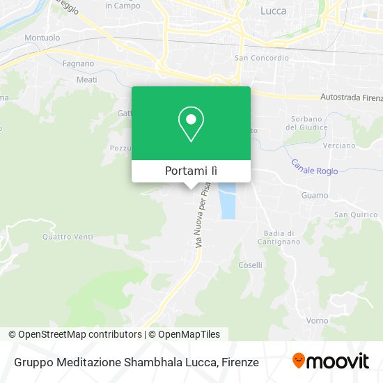 Mappa Gruppo Meditazione Shambhala Lucca