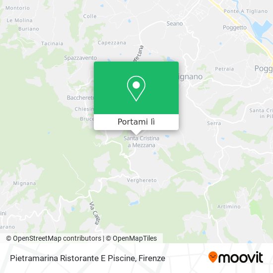 Mappa Pietramarina Ristorante E Piscine