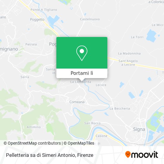 Mappa Pelletteria sa di Simeri Antonio