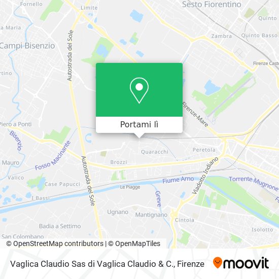 Mappa Vaglica Claudio Sas di Vaglica Claudio & C.