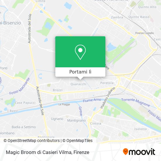 Mappa Magic Broom di Casieri Vilma