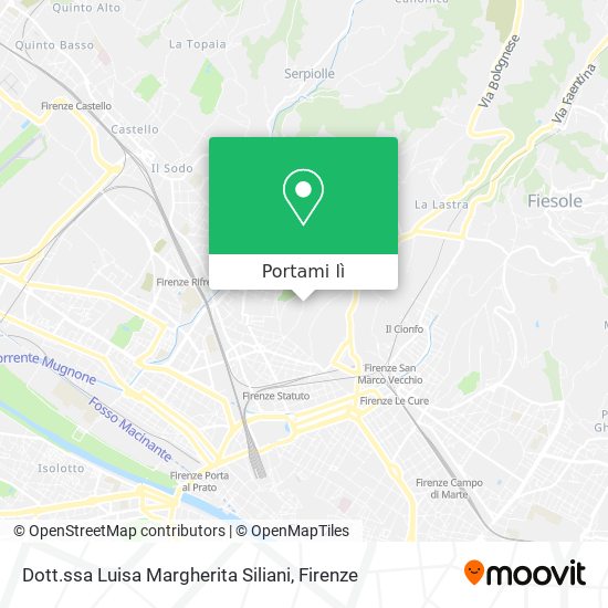 Mappa Dott.ssa Luisa Margherita Siliani