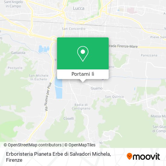 Mappa Erboristeria Pianeta Erbe di Salvadori Michela