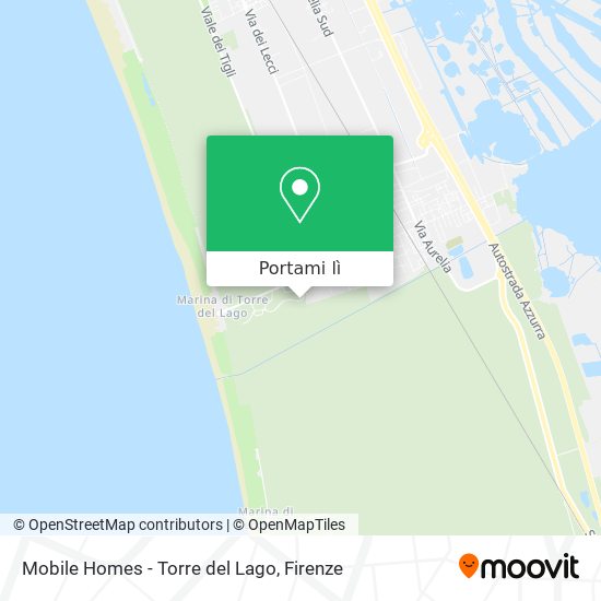Mappa Mobile Homes - Torre del Lago